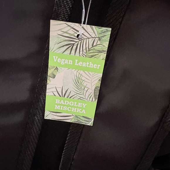 Badgley Mischka Black Nylon Backpack with a detachable fanny pack - Picture 7 of 8